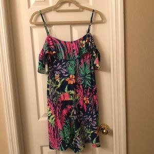 Lilly Pulitzer Medium Romper All A Glow